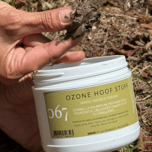Ozone hoof stuff 067 | Mastic cavités et fissures pour cheval