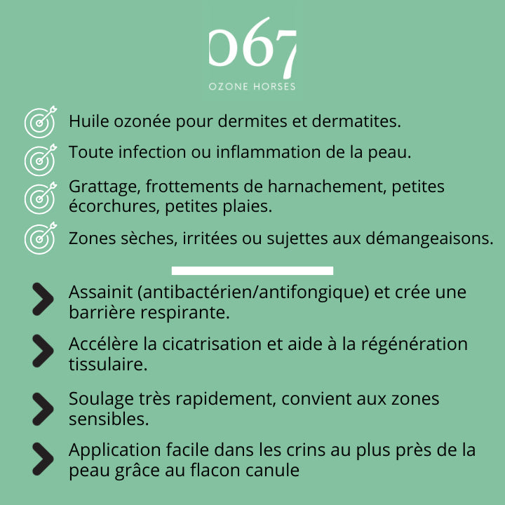 Indications et bénéfices produit Ozone peau 067