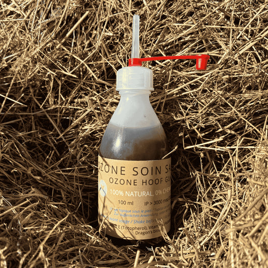 Produit soin cheval à l'ozone : Ozone soin sabot | Ozone hoof guard de la marque 067